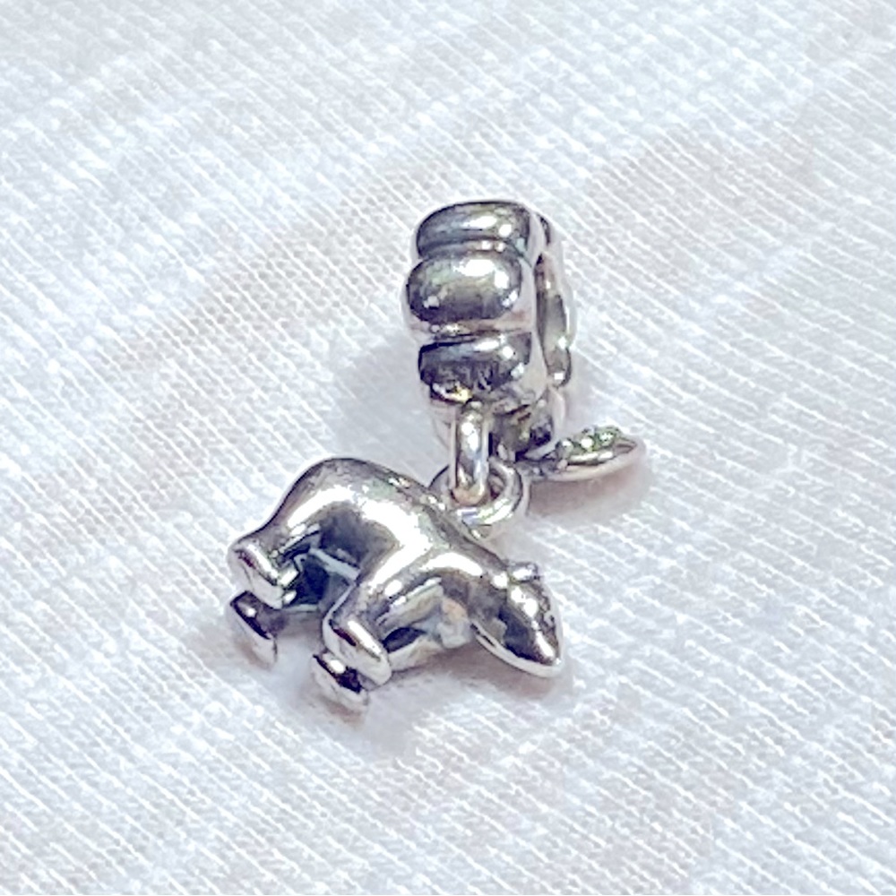 Pandora sterling silver polar bear charm, retired